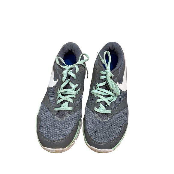 Nike Women's Gray and Mint Sneakers - Picture 2 of 4